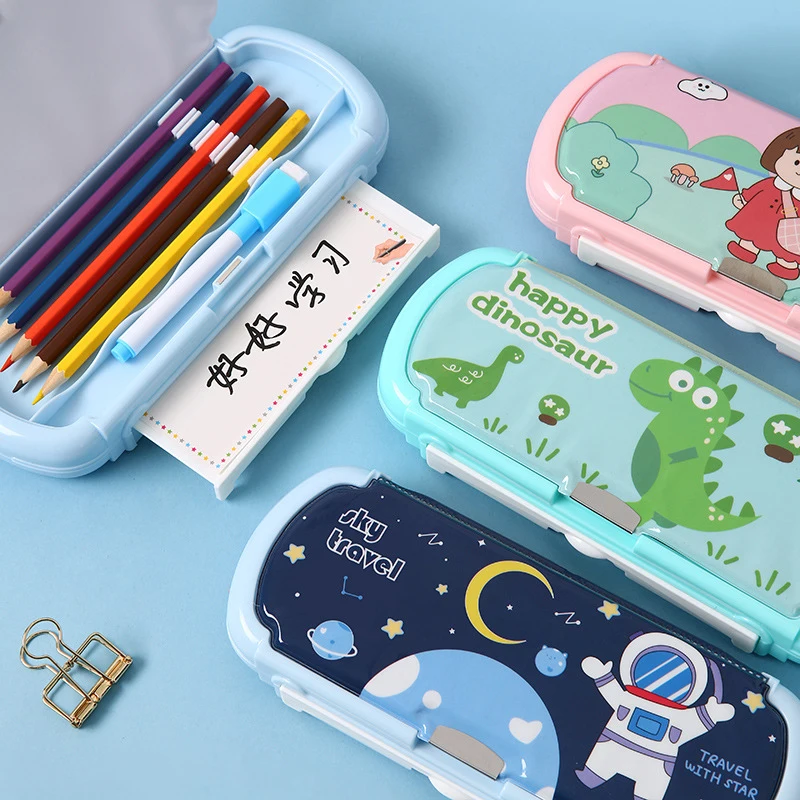 Large Capacity Fashion Pencil Case Creative Multifunctional Calculator Pencil Case Creative Cute Students Stationery Box Gifts