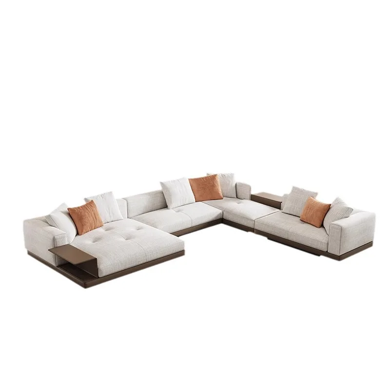 

Italian, minimalist, sofa, villa, large flat, cotton and linen, fabric, corner