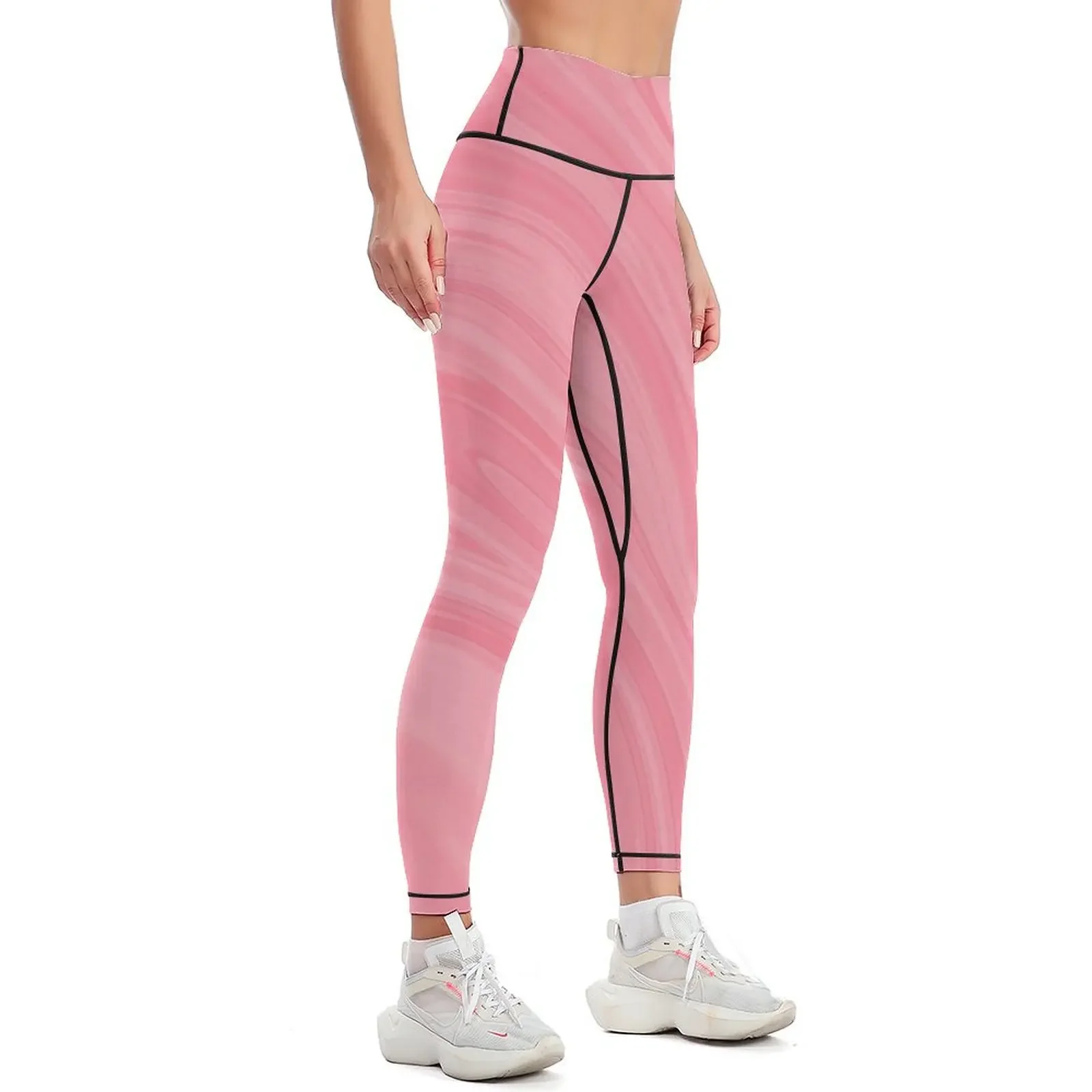 Pink Liquid Case & Covers Leggings gym top Pants sport Womens Leggings