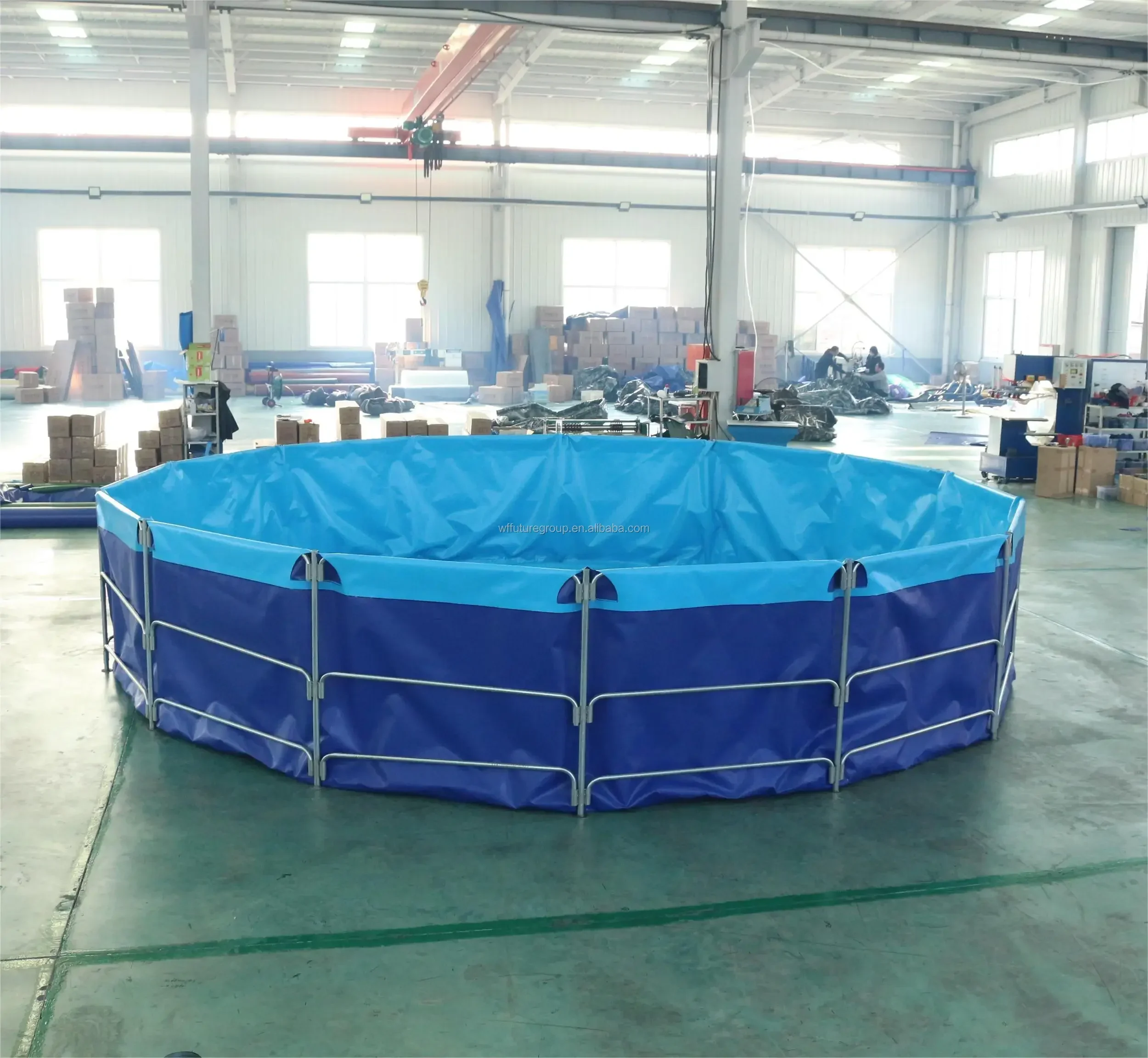 Commercial Fish Pond High Yield Biofloc Aquaculture Tank Plastic Tanks For Fish Farming