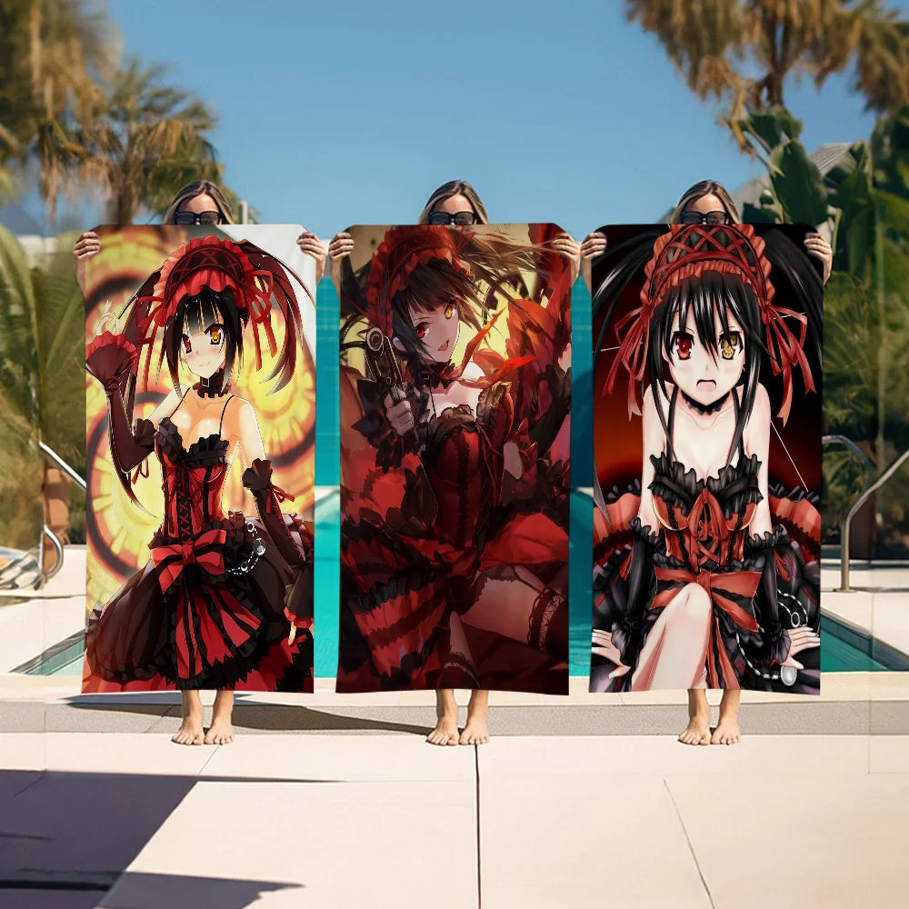 

Date A Live Big Microfiber Beach Towels Quick Dry Towel Sand Beach Towels Pool Towel For Travel Swim Pool Yoga