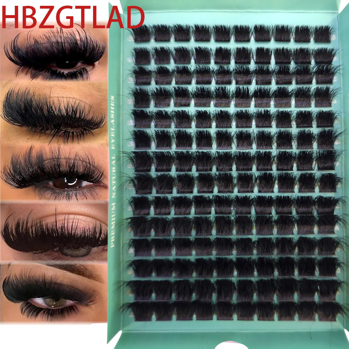 60D-300D 8D Lashes Clusters Faux Mink Lashes Eyelash Extension Voluminous Fluffy Wispy Cat Eyelashes Eyelashes Clusters Makeup