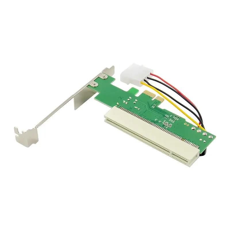 PCI-E x1 to PCI bridge adapter card with built-in PCIE to PCI driveless plug and play ASM1083