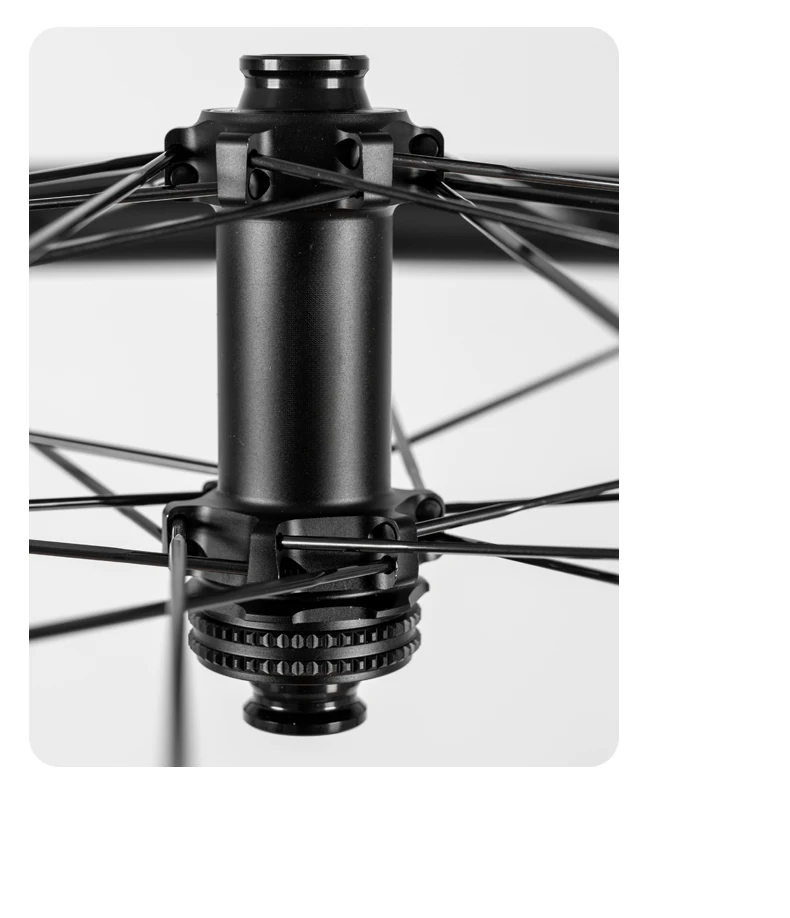 35mm 38mm 40mm 57mm 77 ROAD Carbon-Laufradsatz für Kletterfahrten Ohne Logo 700C Laufrad 12x100/12x142mm Gravel, Rennklasse Center Lock Scheibenbremse – Detail 11