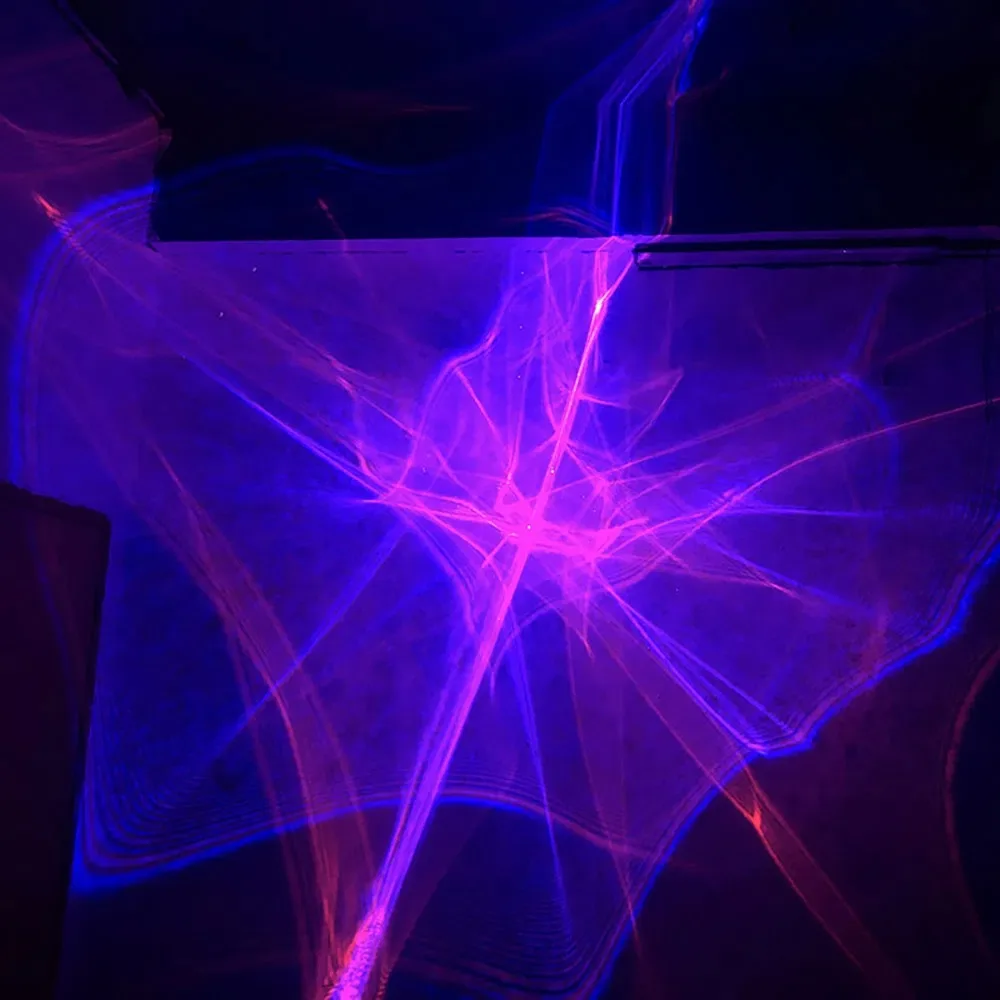 Waterproof Laser Projector RGB 2W Aurora Laser Stage Lighting