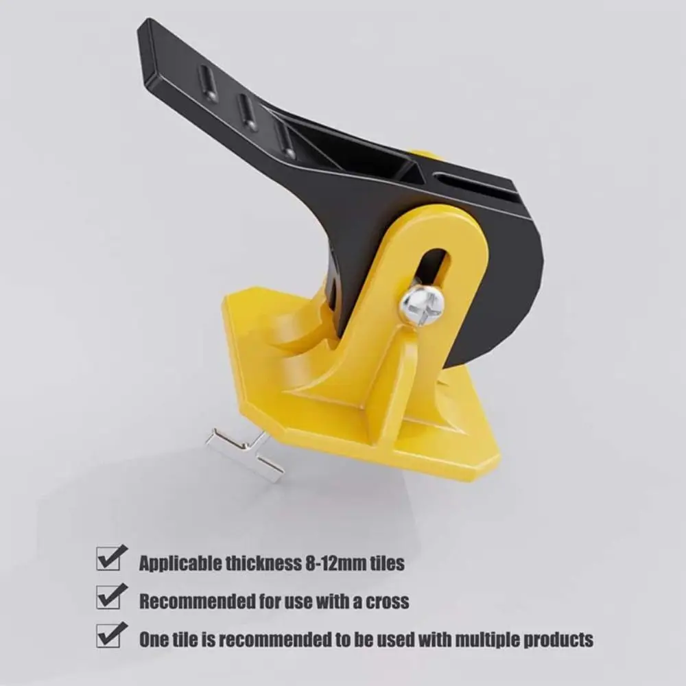 50Pcs Portable Reusable Tile Leveling Device Push-type Manual Tile Leveler Adjustable Multifunctional Tile Positioning Clip
