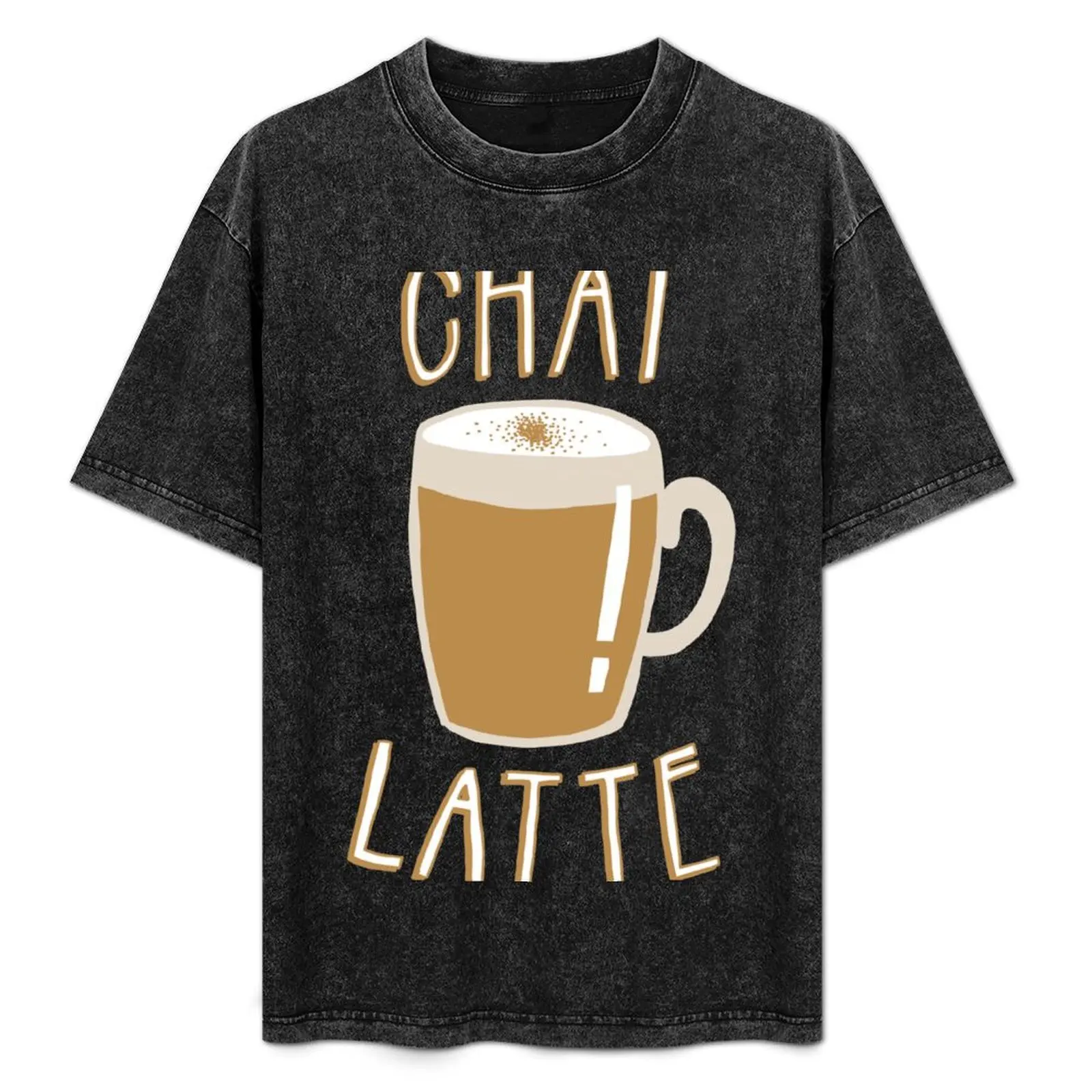 Camiseta Chai Latte de manga corta para el trabajo diario
