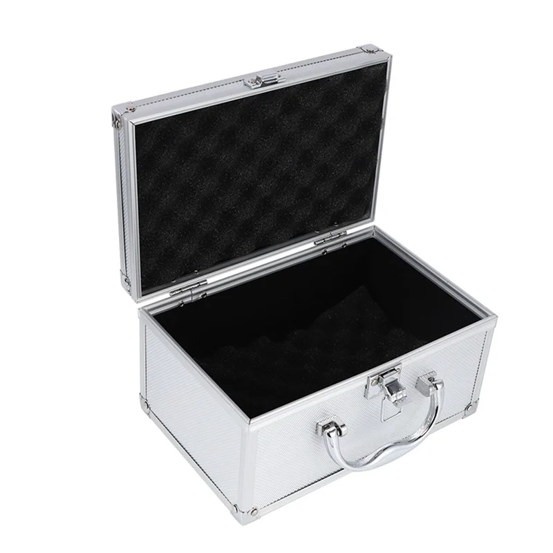 

AC88-2X Aluminum Alloy Tool Box Portable Safety Equipment Instrument Case Display Case 230X150x125mm