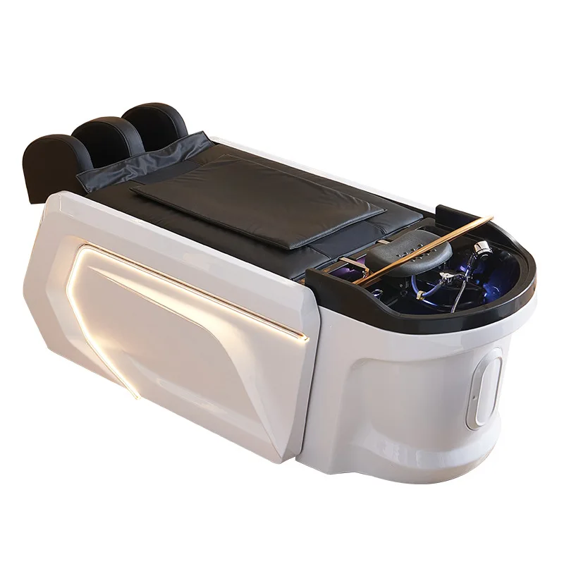 YJQ automatic intelligent electric shampoo bed high-end barber shop hair salon special head treatment bed water circulation