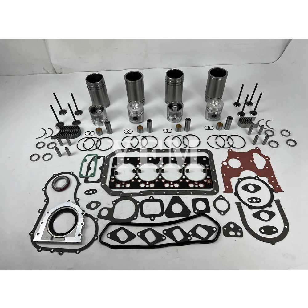 

For Yunnei Machine Engine YN27 Overhaul Rebuild Kit With Gasket Set Bearing&Valve Train