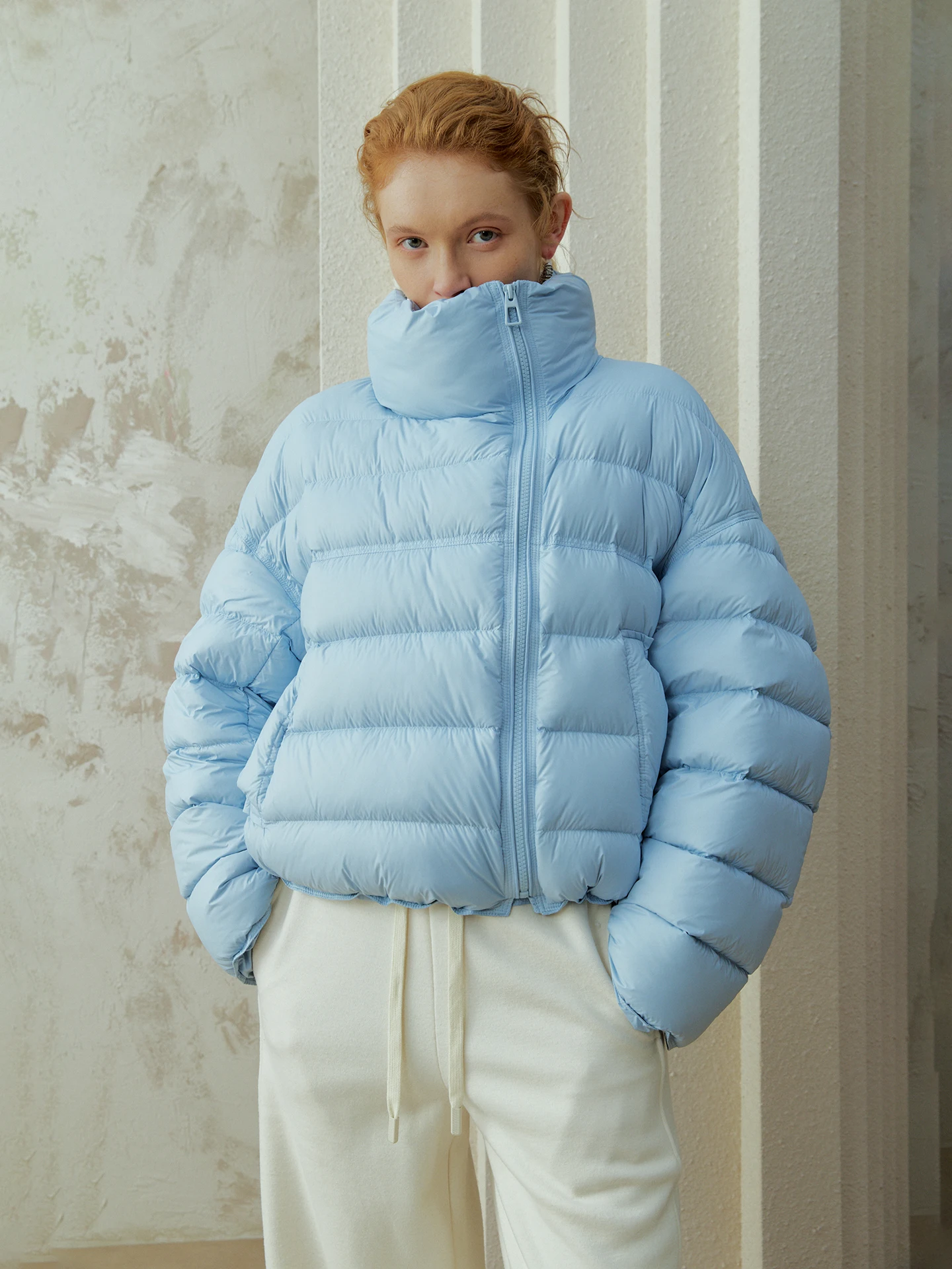 

Легкая женская утепленная куртка Oz с 90% белым утиным пухом, на молнии, с воротником, стеганая, в рубчик, для осени и зимы, теплая верхняя одежда, четыре цвета