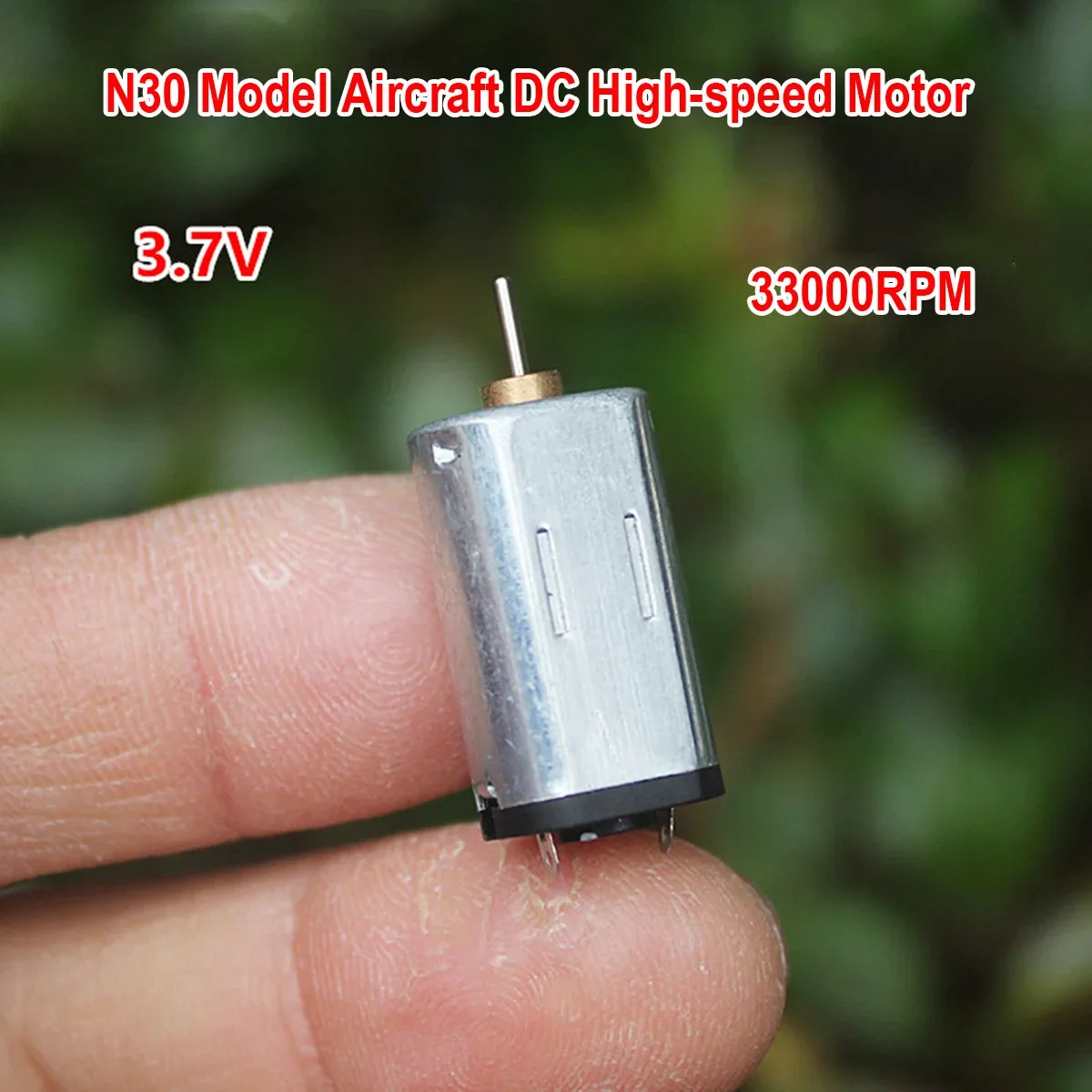 1PC N20 N30 Mini Motor DC 3V 3.7V 33000RPM High Speed Strong Magnetic Micro 12mm*10mm Engine DIY RC Hobby Toy Model