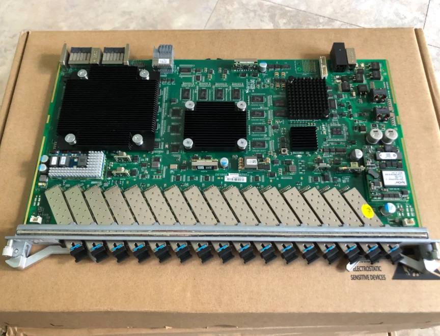 ZTE GFGH Gigabit business board fully equipped with 16 optical modules for ZXA10 C600 business board