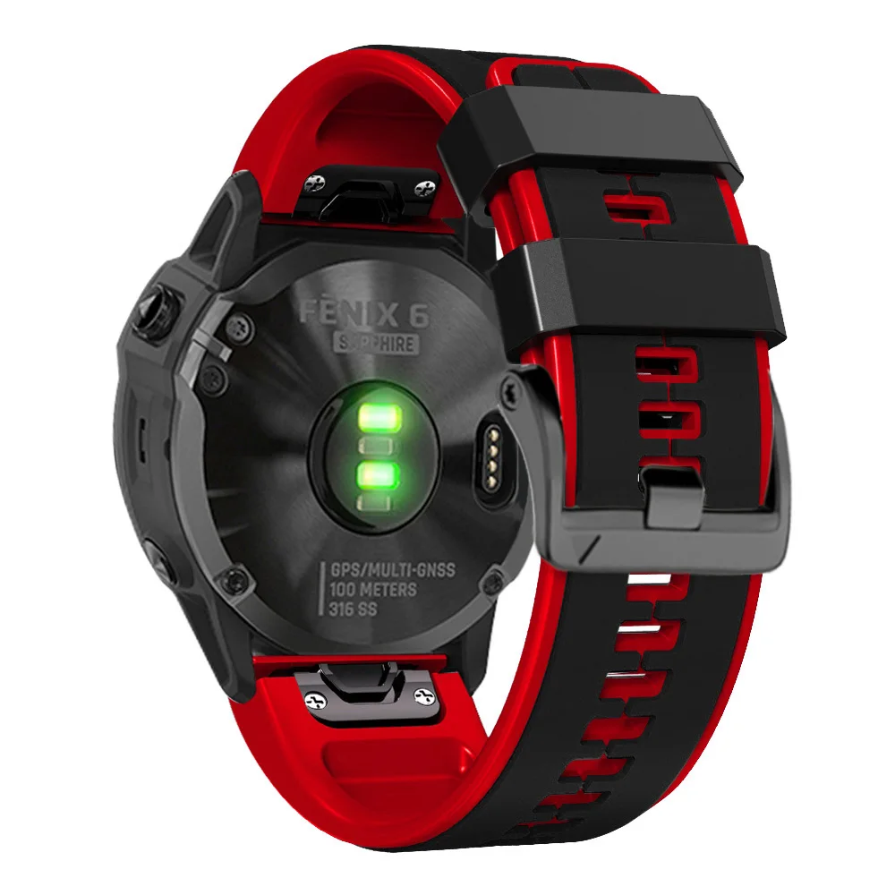 Epix Pro Gen 2 47 51mm Silicone Strap For Garmin Fenix 7 7X Pro 6 6X 5 5X Plus Bracelet 22 26mm Screw Buckle QuickFit Watchbands