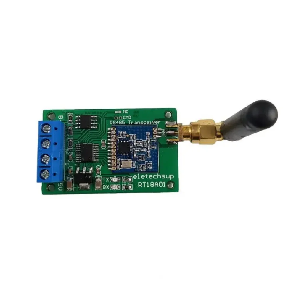 

RT18A01 Wireless RS485 Bus Master-slave Transceiver Module 433M 868M DTU Board for PTZ Camera PLC Modbus RTU Relay