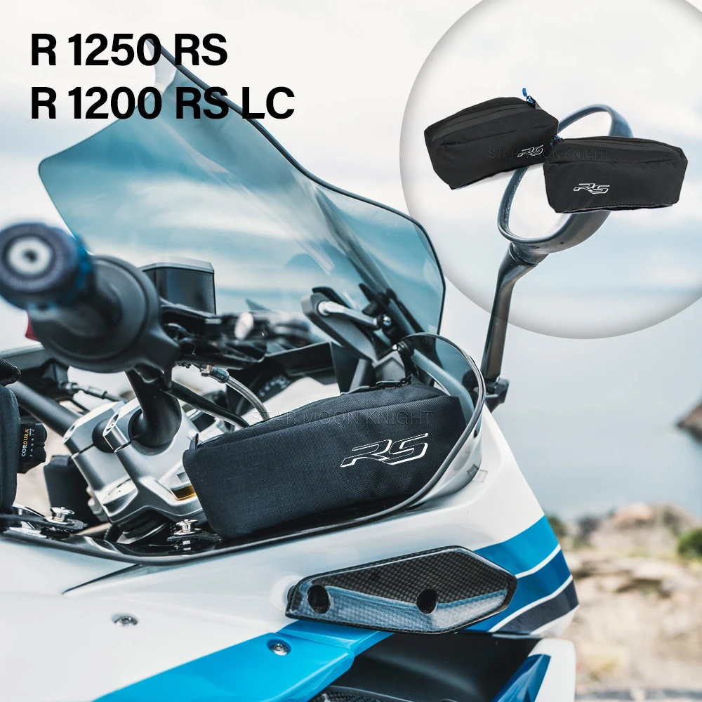 For BMW R 1250 RS R1250RS 2019-2022 R1200RS LC All Year Side Windshield bags 1L Storage Tool bag Fairing bag Accessories