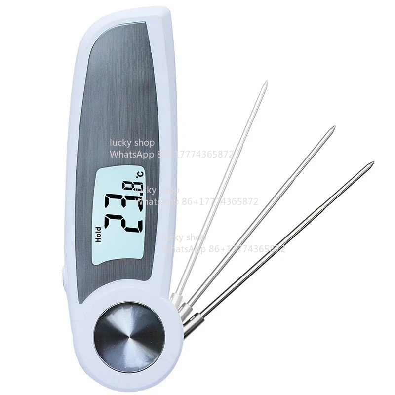 Food Surface and Center Thermometer, Infrared, Contact Two-in-one Temperature Measurement Center