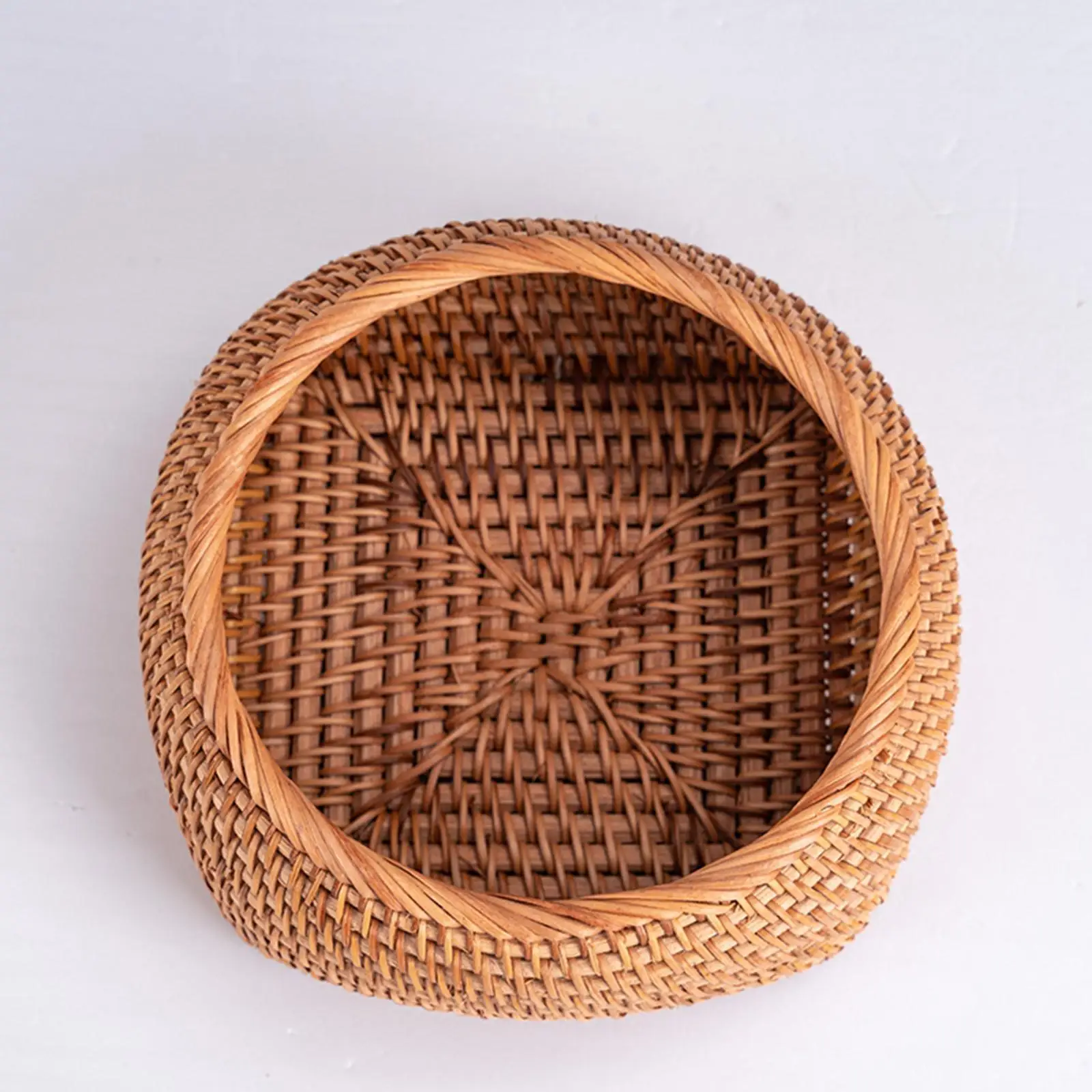 

Woven Fruit Basket Decorative Elegant Organizer for Kitchen Home Countertop