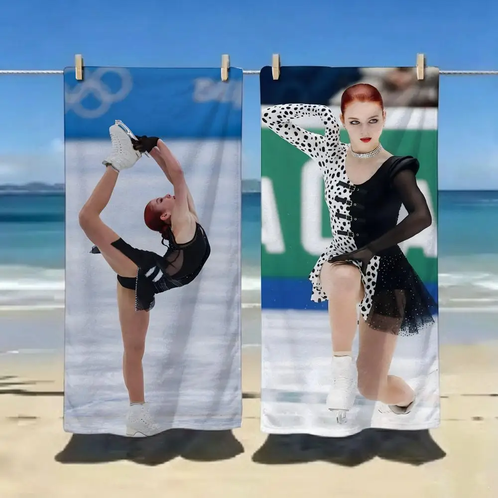 Celebrity A-AlexandraS TrusovaS Towel ultra-fine fiber quick drying absorbent bath towel, outdoor swimming sports towel