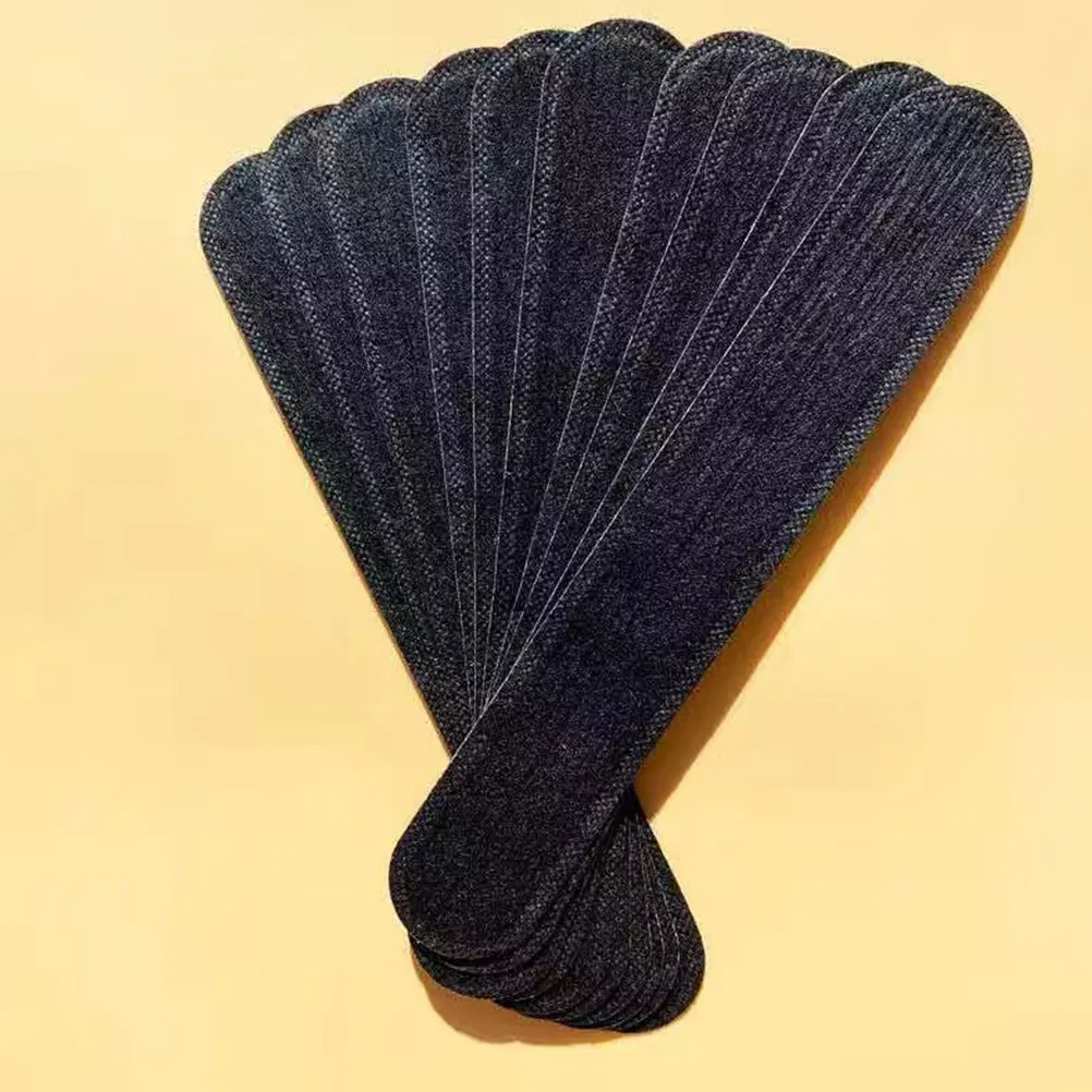 

60pcs Hat Brim Sweat Liner Absorbent Odor Remover Sticker Cap Protector Strips Daily Use Collar Guard Inserts Self-Adhesive