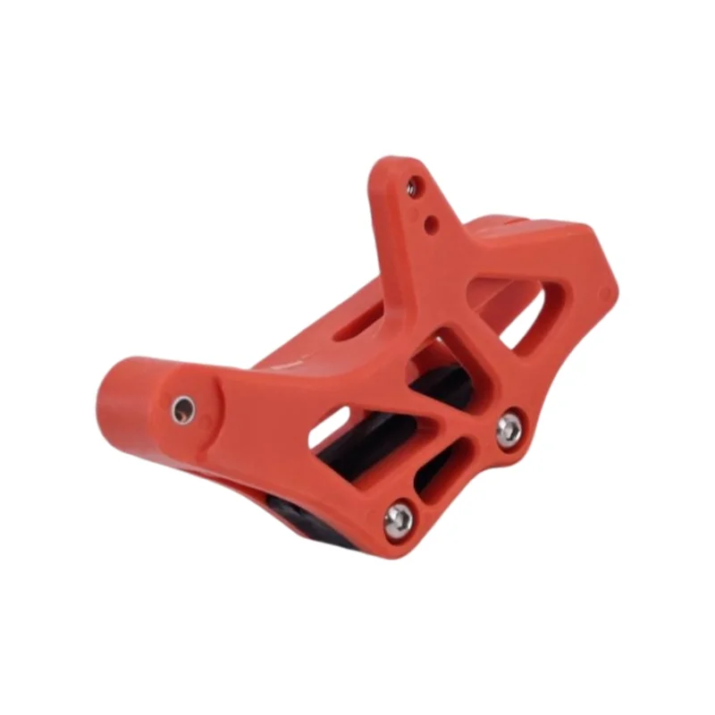 Orange off-road drag chain rear arm chain guide protective bracket puller - view 3