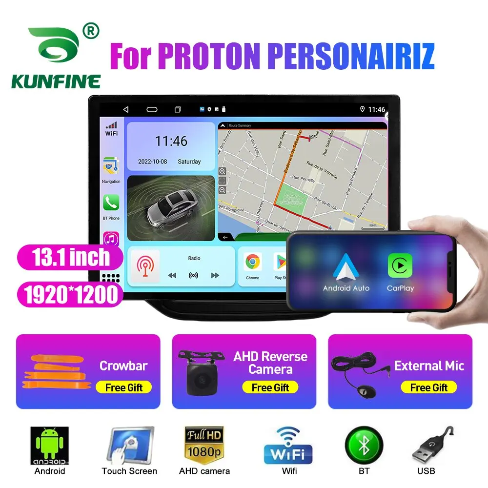 

13.1" Car Radio Android Auto Carplay Multimedia Player For PROTON PERSONAIRIZ Autoradio GPS Navigation FM WiFi USB BT stereo