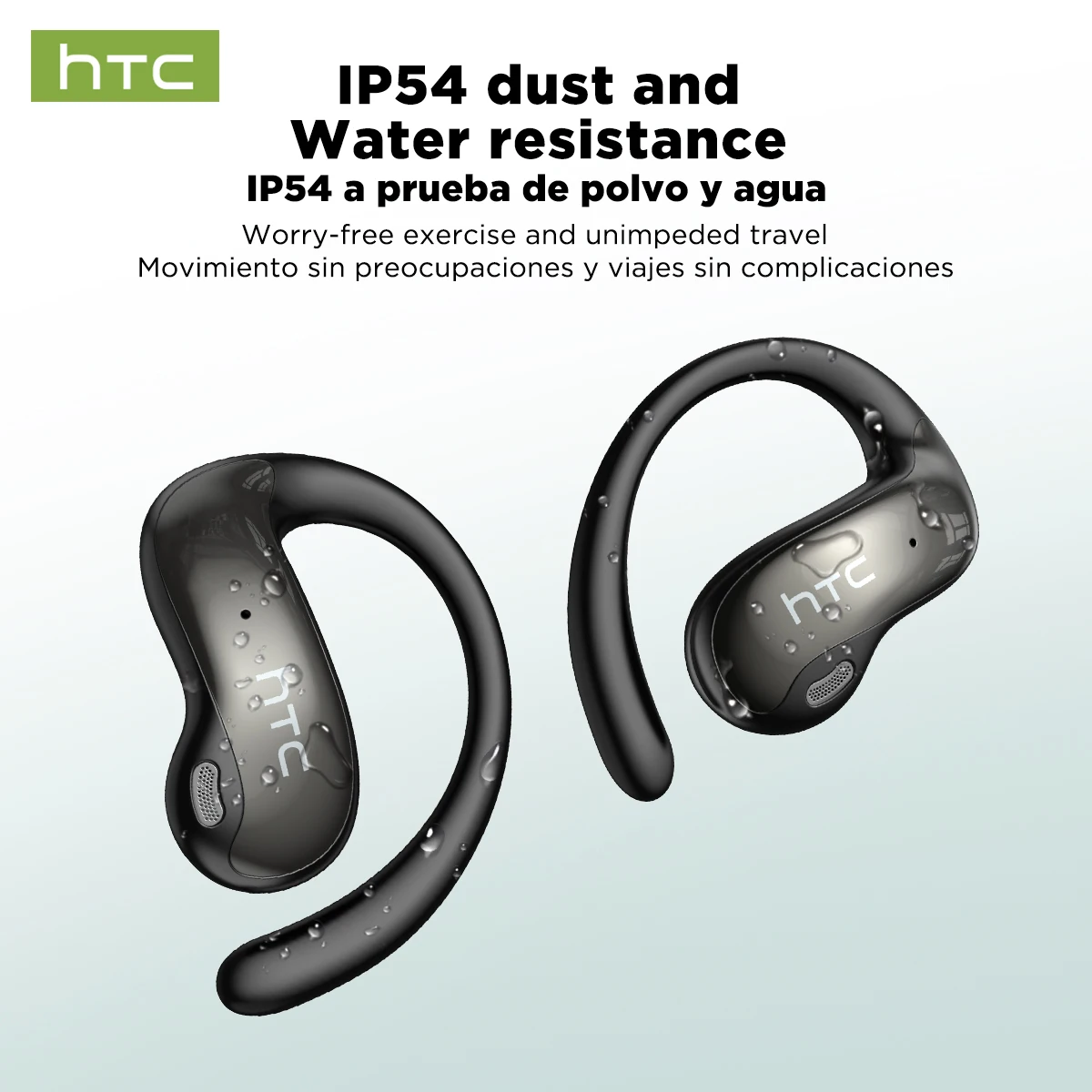 Auricolari Wireless Bluetooth 5.4 Con Traduzione AI In 150 Lingue – Design Open Ear Con Gancio, Touch Control E 24h Di Autonomia