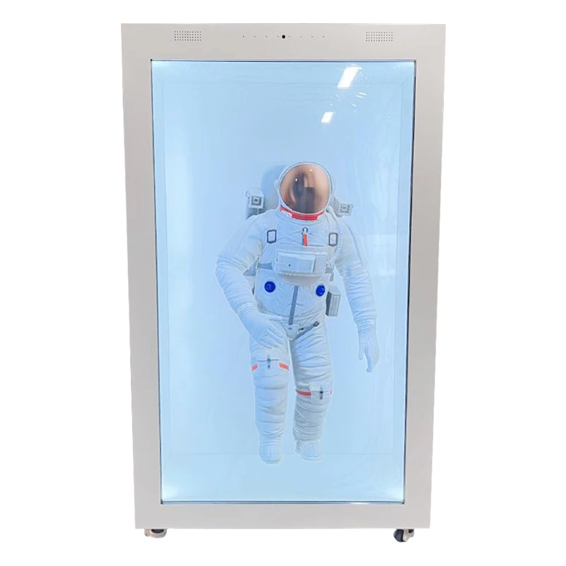 11.6-86 Inch Indoor 3D Hologram Interactive smart Holographic Touch Screen Box Lcd Transparent Holobox Display Cabinet showcase