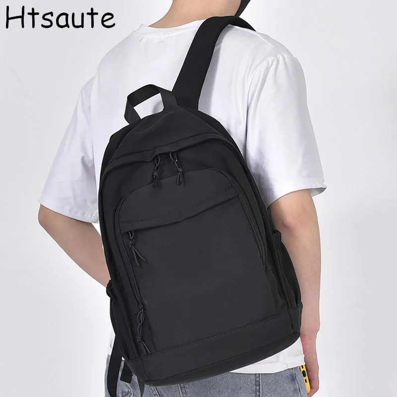 

Large Capacity Backpack Unisex Fit 14 inch Student Computer Bag Multi Pocket Waterproof And Wear-resistant Commuting Backpack