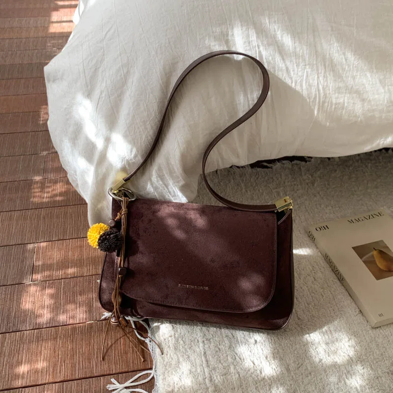 Elegancka pikowana torebka crossbody dla kobiet, modna torebka z górnym uchwytem, stylowa torba z wewnętrznymi kieszeniami na podróże i randki. ​