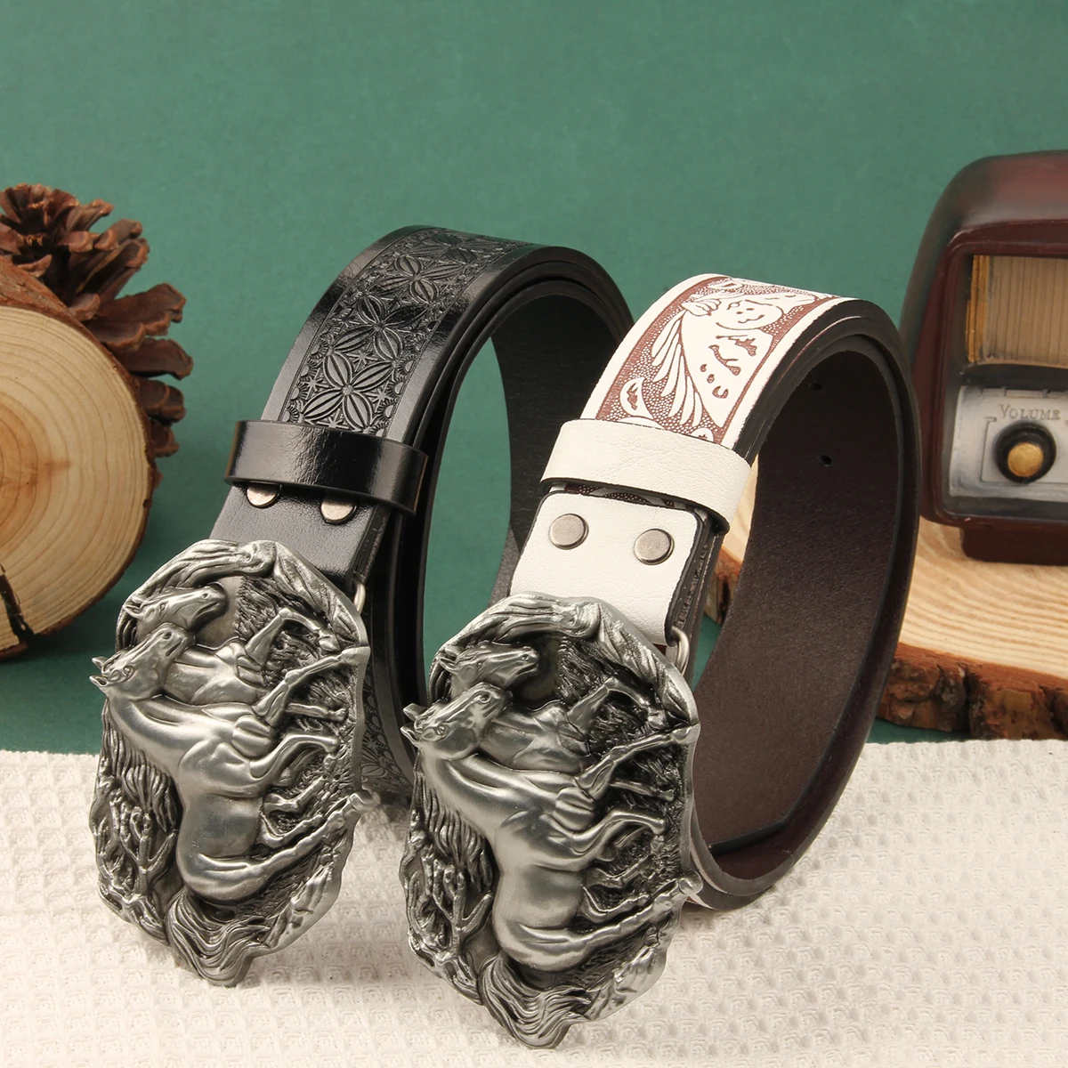 حزام خصر من البولي يوريثان مع مشبك معدني منقوش بطول قابل للتعديل حزام خصر للرجال والنساء تنورة جينز معطف ديكورات حزام الخصر