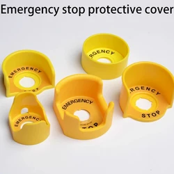 Push button switch protective cover protective cover anti-missing elevator emergency stop 22mm accessory round warning ring