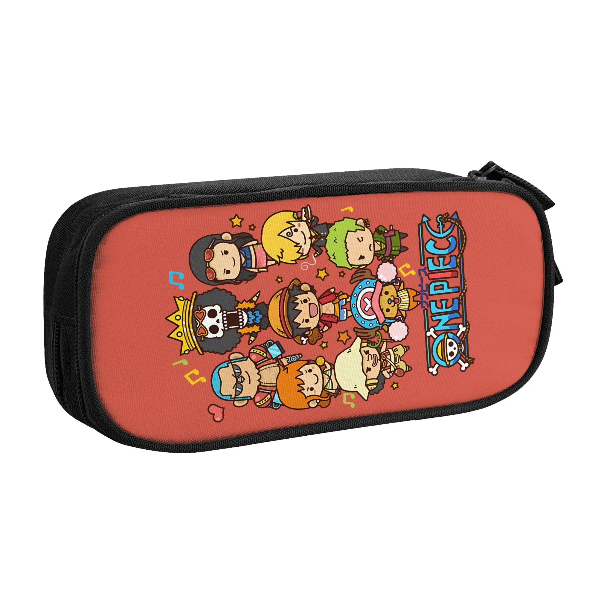 

One P-Pieces Tonys Choppers Pencil Case for Boy Girl Large Capacity Cartoon Deer Adventure Comic Pen Bag Box School Accessories