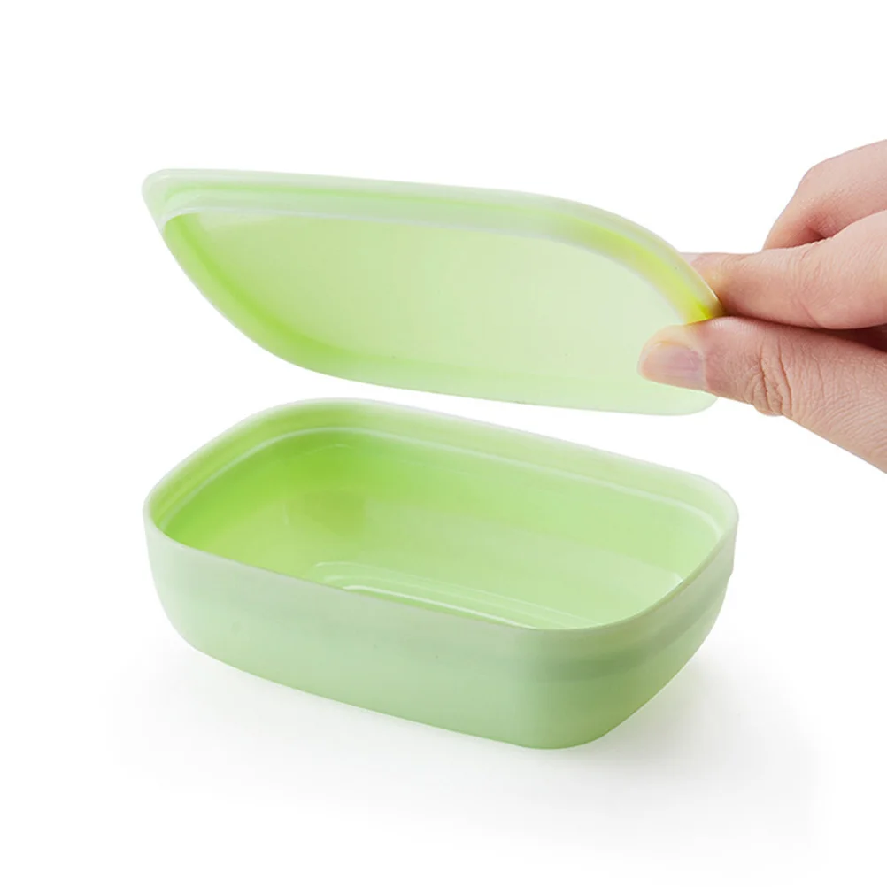 

2 pcs Portable Soap Box Large Capacity Waterproof Pp Soap Dish Leak Proof Non-Slip Container For Bathroom Home Outdoor Travel