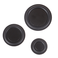 2Pcs Rubber Bass Radiator Passive Plate Woofer Vibration Membrane 30MM 40MM 50MM