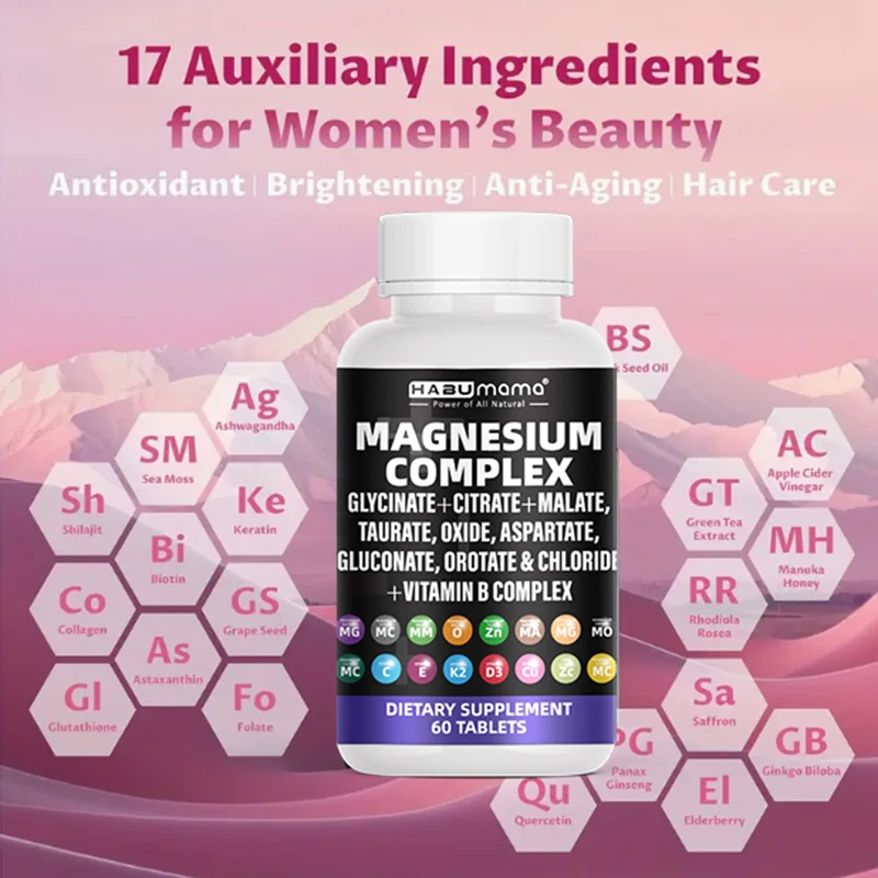 HABUMAMA 20 In 1 Vitamins & Minerals, Women's Supplement Plus With Sea Moss, Shilajit, Ashwagandha  Each, Special For Women