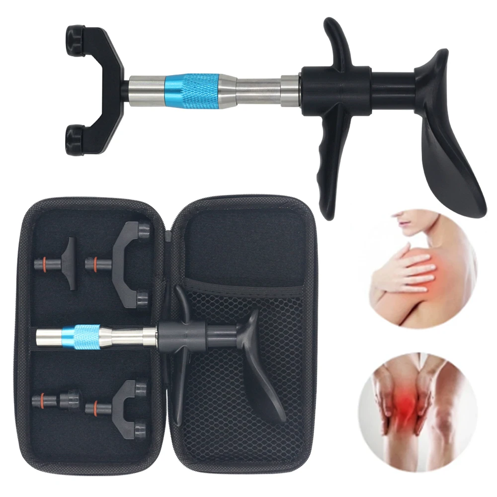 

New Chiropractic Adjusting Tool Manual Body Massager Spinal Corrector Professional Correction Treatment Spine Massage Gun