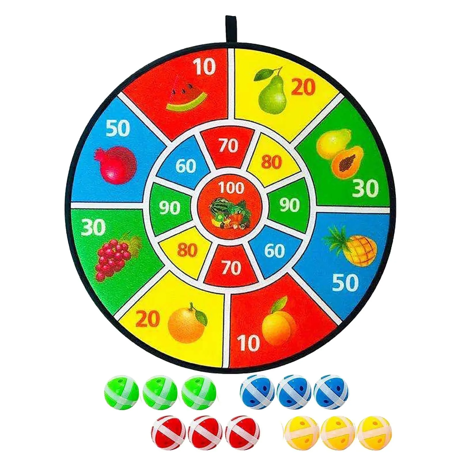 لزجة الكرة الأطفال رمي دارتبوارد 12 كرات لوحات اللعب الهدف الكرة الاطفال مجموعة داخلي الكرة لعبة الرياضة مصاصة حفلة الأسرة الرياضة #1