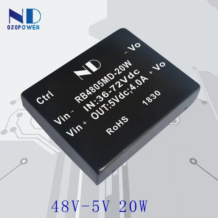 DCDC Power Module 48V to 5V12V15V24V48V20W25W Regulated Isolation Buck Converter Hot Selling