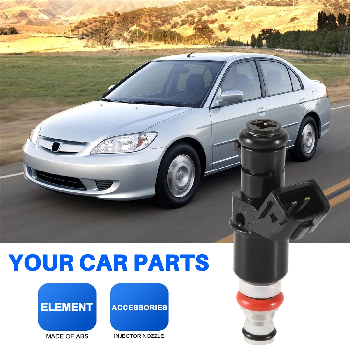 16450-RAA-A01 Nueva boquilla de inyector de combustible para HONDA ELEMENT ACCORD CR-V 2.4L RSX BASE 2.0L