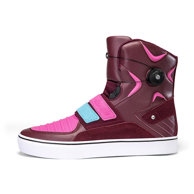 

Motorcycle protective shoes women's four season thick soled height increasing board shoes high top motorcycle travel equipment