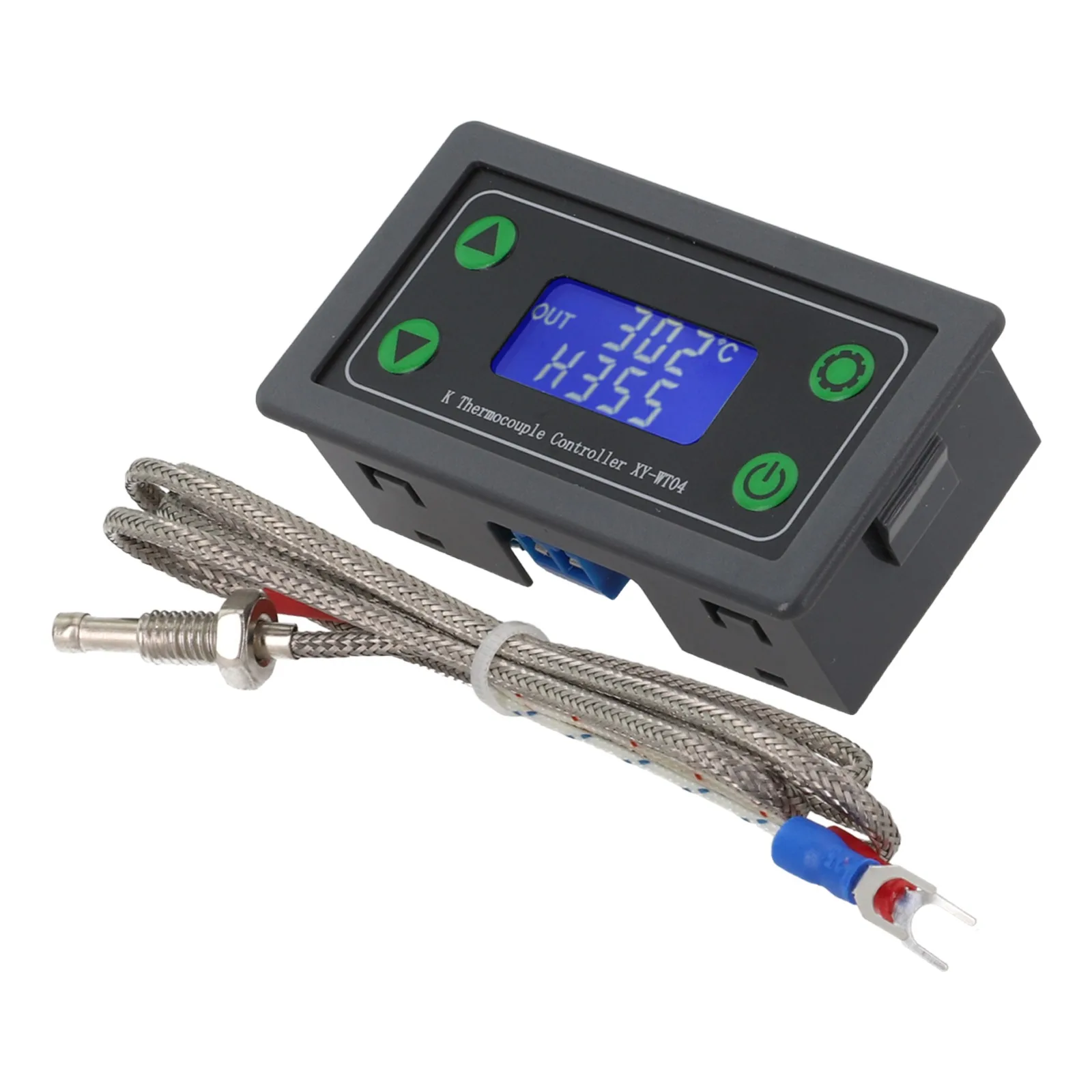 Remote Smart Thermostat with Background Logging Capability and K Thermocouple Support for -99C to 999C Control Range