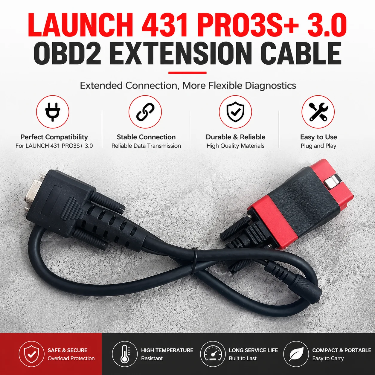 Obd2 Scanner - Cavo di Prolunga OBD2 16 Pin