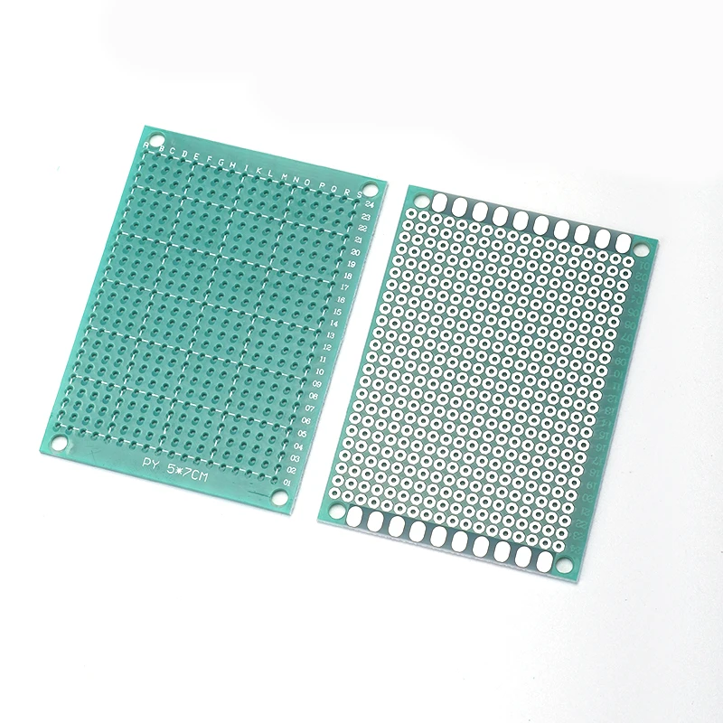 2 Stück Universelle Einseitige Leiterplatte Mehrzweck-Lochplatine PCB Experimentierplatine für Elektronikprojekte – Detail 4