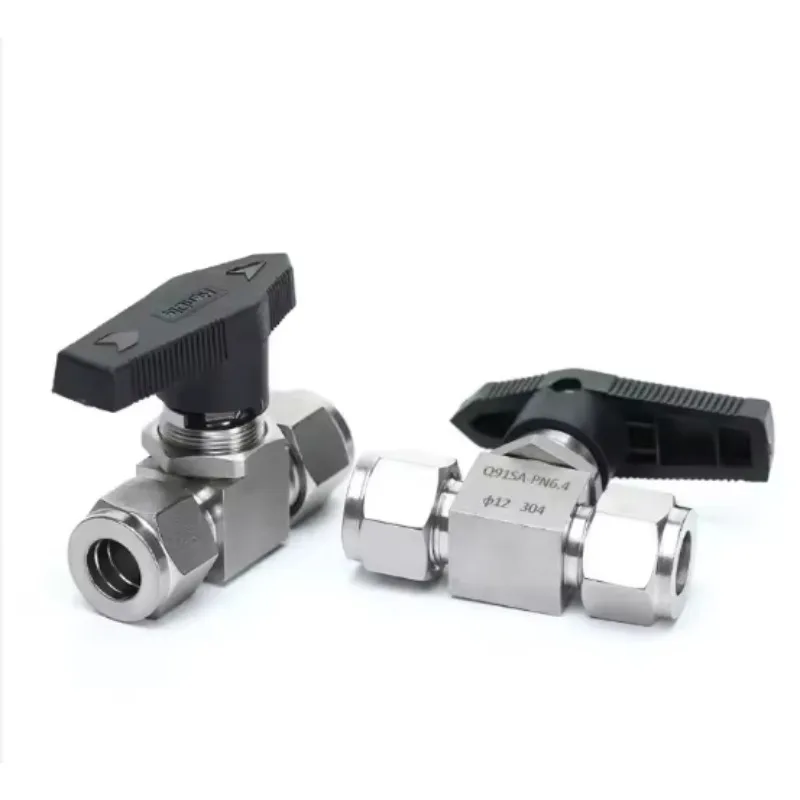 ANMASPC Brand  2 Way High Pressure Pneumatic Needle Flow Control Valve for Water Gas Liquid 304 Stainless Steel Fitting