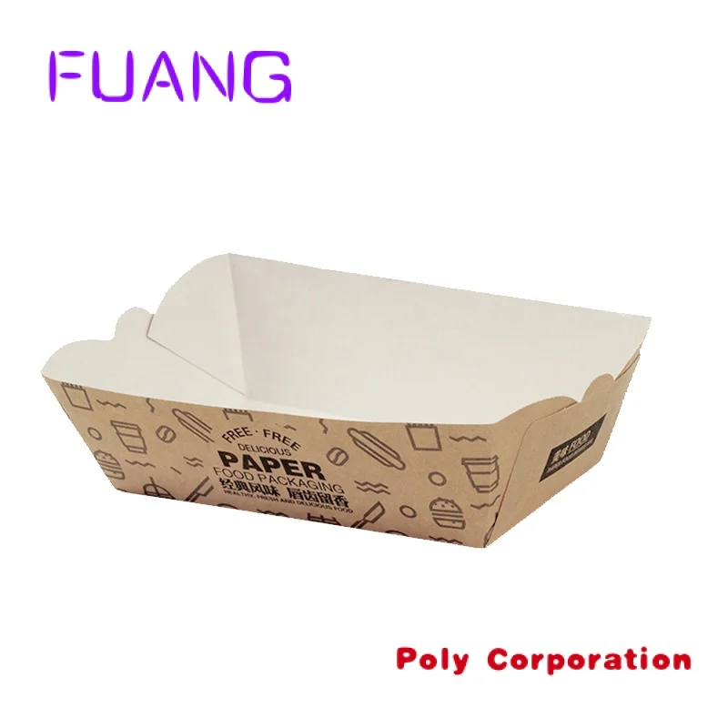 Custom  Factory customized disposable fast food restaurant containers takeaway food packaging boxes