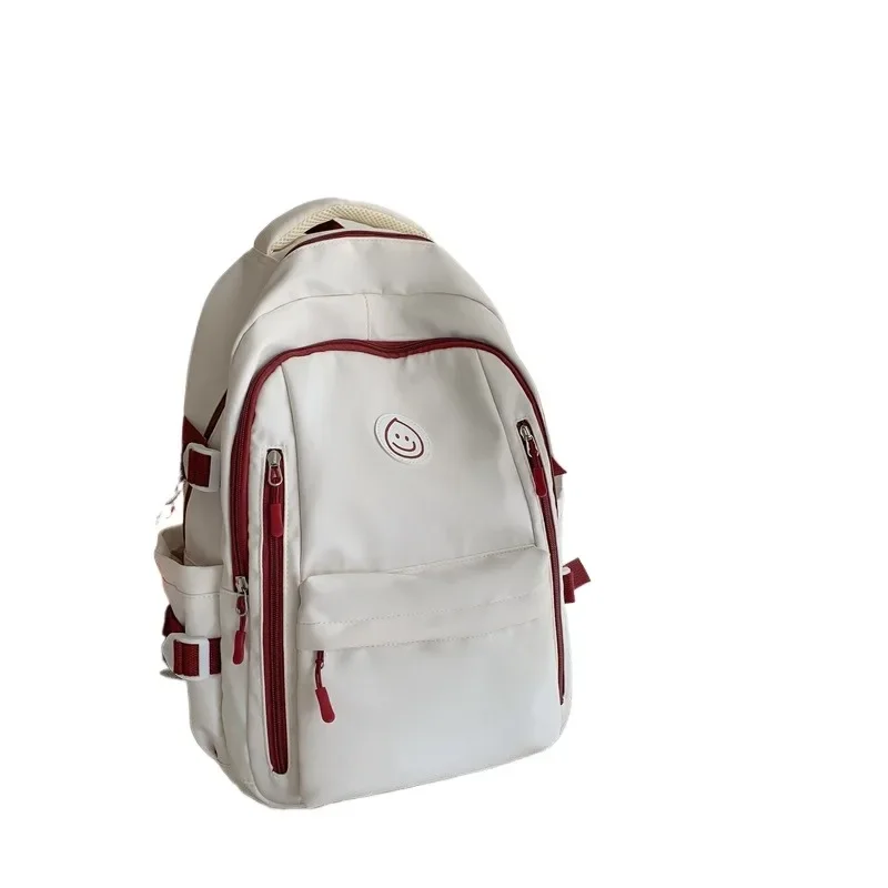 2023 New Cute Backpack Women\'s High-end Nylon Cloth Backpack Korean Version Large Capacity Student School Bag
