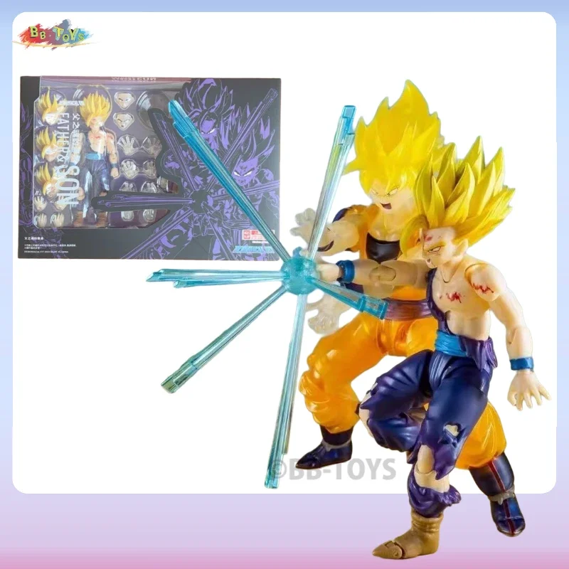 

In Stock Demoniacal Fit Dragon Ball S.H.Figuarts SHF Father and Son Gohan Goku Vegeta Anime Action Figures Model Collector Toys