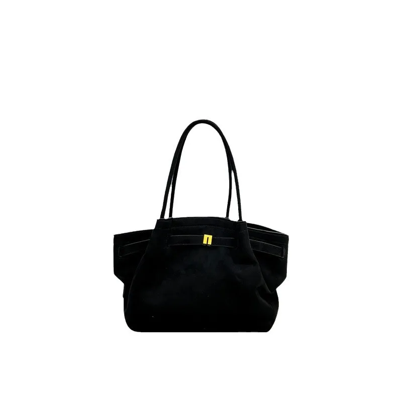 NEW Women's Fashion Commuter Leather Handbag, Large Capacity Suede Shoulder Commuter Dumpling Bag, Shoulder Bag
