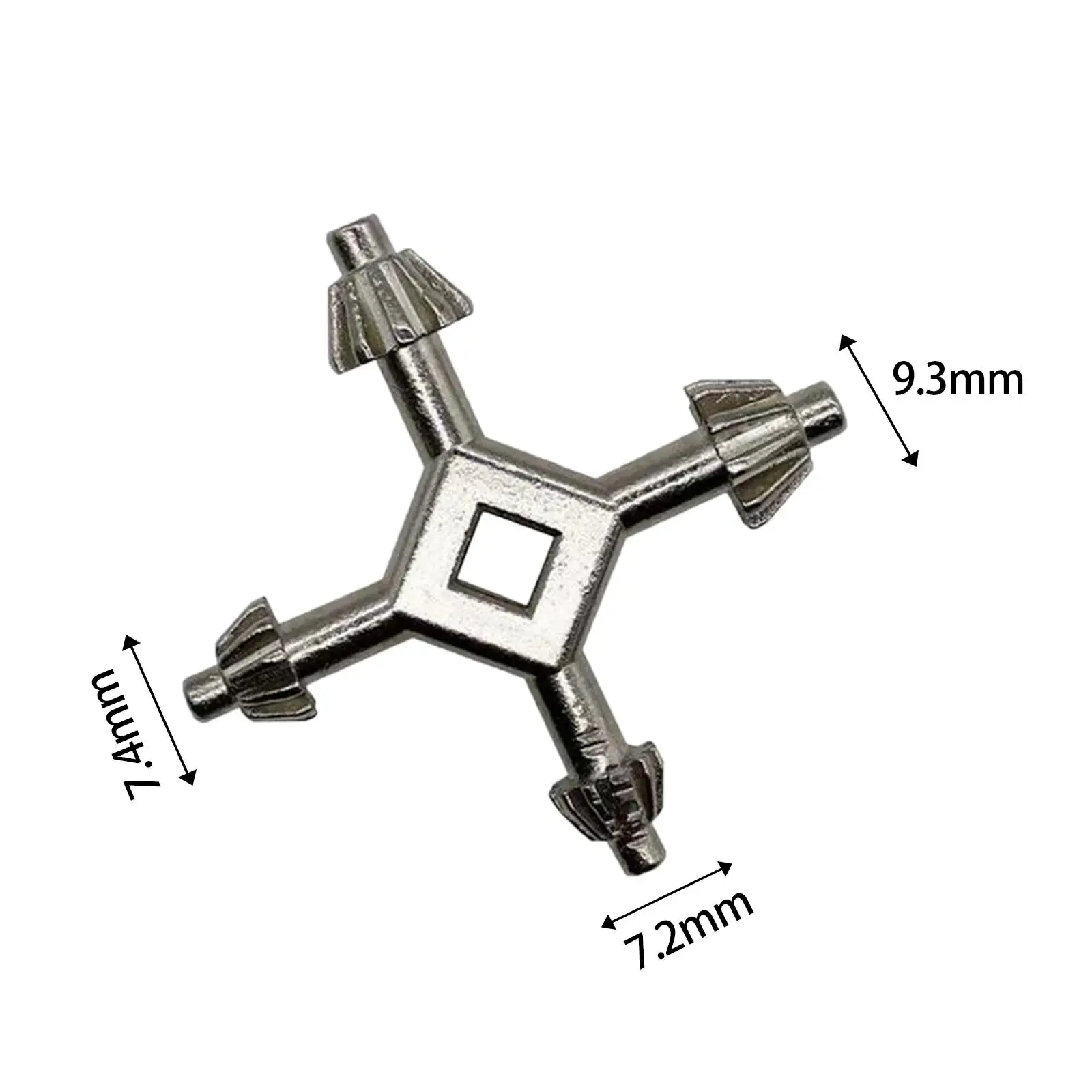Drill Chuck Key Multifunctional Steel Spanner for Power Tool Attachment Long Screwdriver Tip Kit